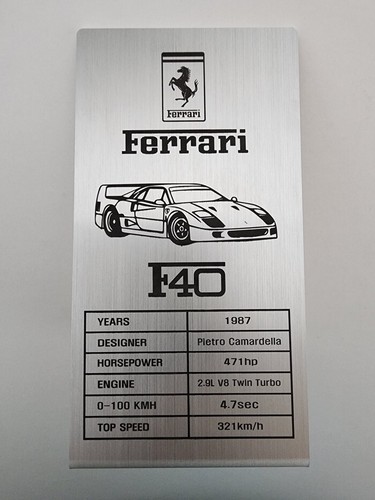 Ferrari f40 metall - f40,