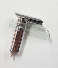 Glas Wasserfall Wasserhahn Mischbatterie Bad Armatur Einhebelmischer Glas Chrom
