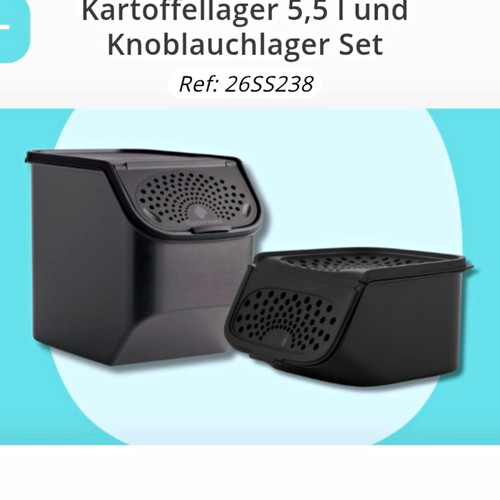 Tupperware kartoffellager 5l - kartoffellager, 5,5l