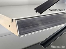 NEU 10x Preisschiene L100cm schwarz Scannerschiene für Eden Tegometall ITAB*