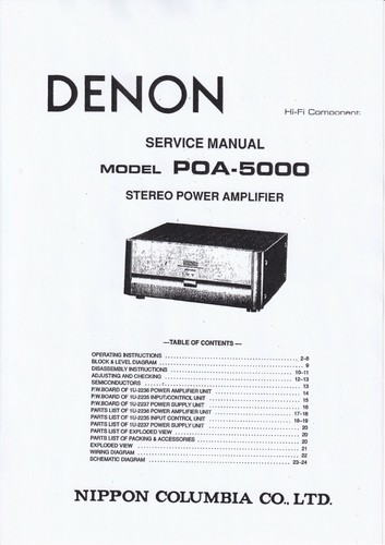 Service manual anleitung - service, für