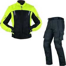 Motorradkombi Biker Motorrad Textil Kombi wasserdichte Jacke und Hose Neu