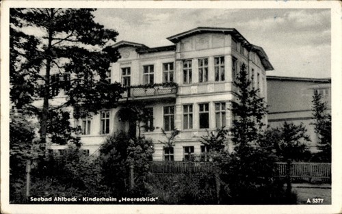 Ostseebad ahlbeck auf - ak,