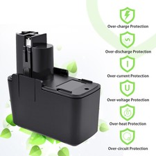 9.6V 5000mAh Ni-MH Akku für Bosch PSB PSR GSR 9.6VES-2 BAT001 BH-974H 2607335035