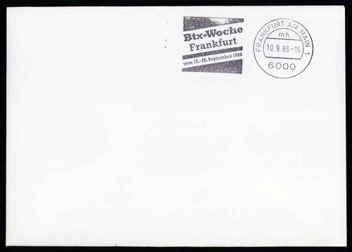 Brd bund 1986 frankfurt - brd,
