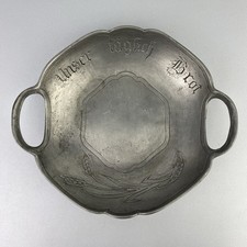 Antike Zinn-Schale "Unser