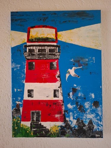 Acryl bild selbst gemalt - acryl,