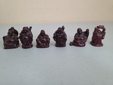 Happy Buddha Statues Resin Set