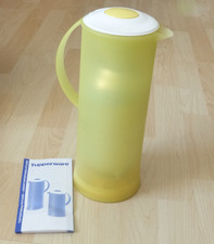 Tupperware -Thermoskanne -  Isolierkanne - 1 l - Tupper  Gelb Thermowächter NEU