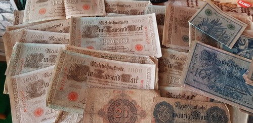 Alte geldscheine konvolut - alte,