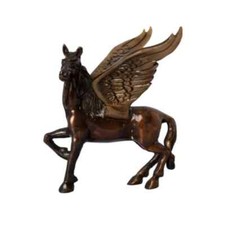 Magische Messing Statue fliegender Engel Pferd - exquisite Handwerkskunst, ko...