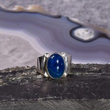 Apatit Ring, 925er Silber, Edelsteinring (23115), Edelsteinschmuck