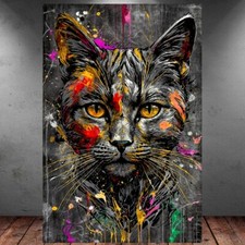 LEINWAND BILDER XXL KATZE