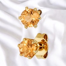 Ohrstecker rund 585 Gold