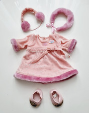 Zapf Creation Baby Born Deluxe Set Kleid Schuhe Kragen ..  für Puppe  Zubehör