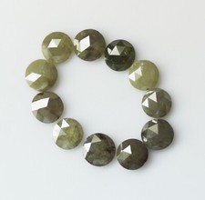 2,17 Ct Rund Rose Cut Diamant Fancy Grau Farbe Diamant Natürlicher Lose Diamant