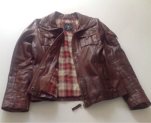 Lederjacke gipsy m braun - gipsy,