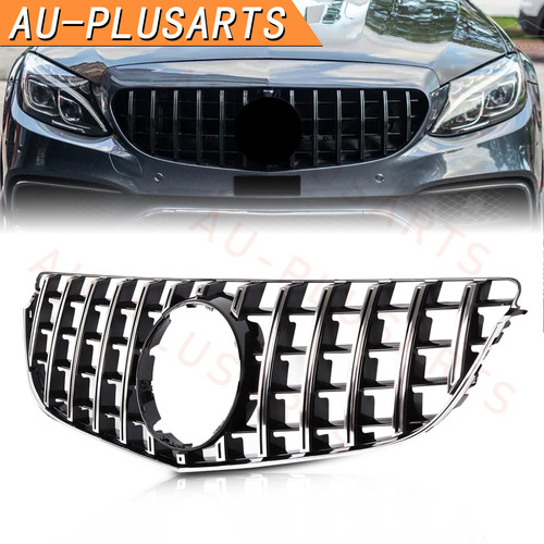 Chrome black gtr front grille - chrome+black,