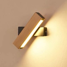 LED Wandleuchte Holz Wandlampe