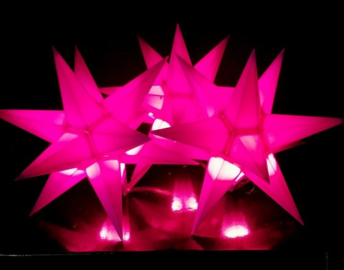 3er led außen stern set - 3er,
