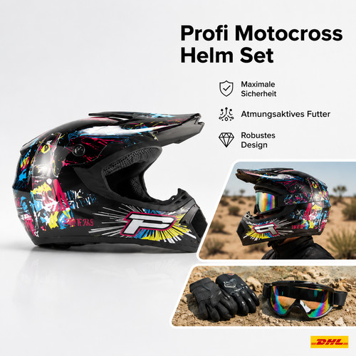 Offroadhelm crosshelm serie - offroadhelm, p-serie
