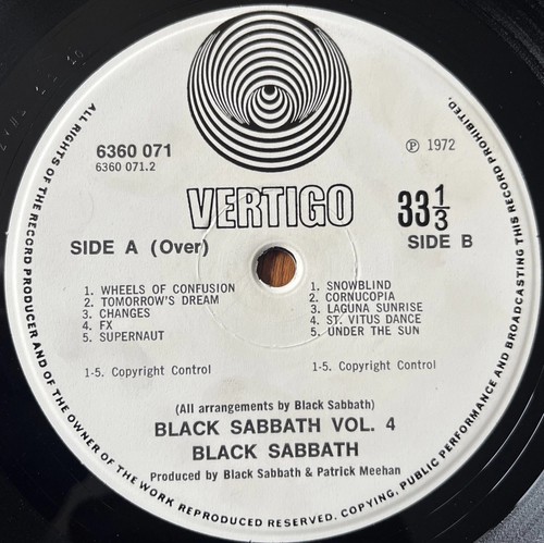 Black sabbath vol - black, 1972