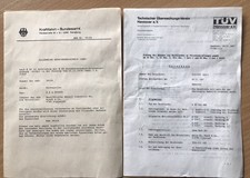 ABE TÜV Gutachten Heckspoiler Heckblende Opel Kadett E