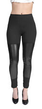 Damen Leggings schwarz mit