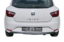 Seat Ibiza 6J Stoßstange Heckstoßstange hinten weiß LB9A 2/3-Türer