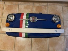 Fiat 500 Frontblech Front Deko Oldtimer Wandskulptur Grün oder Blau