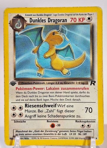 Pokemon karte dunkles - pokemon,