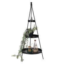 XL Metall Etagere schwarz