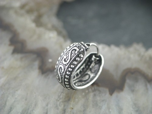 Silber 925 creolen - silber, ohrringe