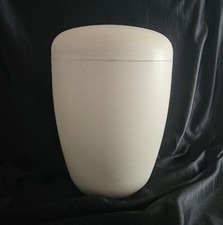 Bio-Urne Schmuckurne Neuware Bestatter inkl.  Senkbänder für Standardaschekapsel