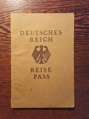 Deutsches reich reisepass - deutsches,