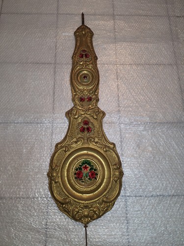 Alter messing prunkpendel - messing,