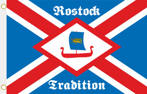 Fahne flagge rostock - flagge,