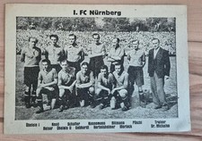 1. FC Nürnberg ca. 1950 Mannschaftsbild Mannschaftskarte Mannschaftsfoto