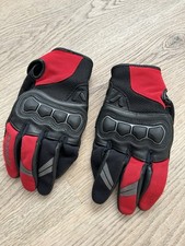 Motorrad Handschuhe Vanucci Gr. L Schwarz Rot  Sehr bequem Top Zustand