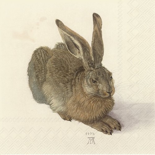 Servietten dürer hase - servietten, hase"