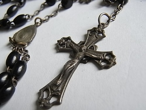 Antik rosenkranz kreuz - rosenkranz,