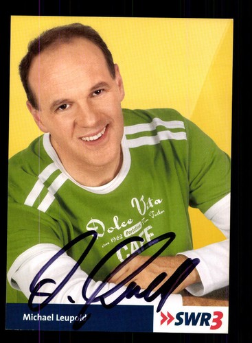 Michael leupold autogrammkarte - michael,
