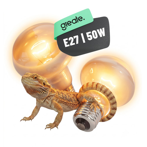 Greate uva terrarium lampe - lampe, e27