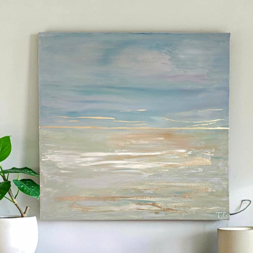 Gemälde80x80cmabstrakt - t.ec,