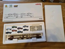 Märklin 47123 Autotransportwagen DB Laaeks Autotransporter Mercedes H0 = braun