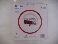 VW Teller Bulli T1 Lizenzprodukt Volkswagen 2024 mit Karton - Porzellan Germany