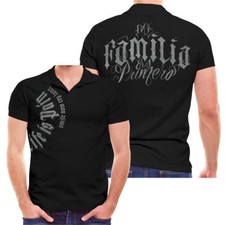 Herren Poloshirt Polohemd La Familia FCK Mi Familia es Primero Sangre MC Support