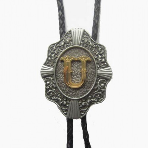 Western bolo tie mit - tie, buchstabe
