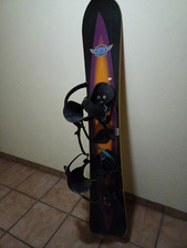 snowboard mit bindung 160, Burton, bunt, gebraucht