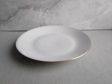 Speiseteller Chodziez Porzellan Polen flacher Teller Nr. 02403/55 weiß Goldrand